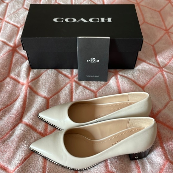 Coach Willa 45 Leather Heel shoes - Picture 1 of 5